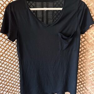 Mossimo Supply Co Black Fitted Short Sleeve Tee